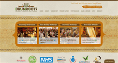 Desktop Screenshot of drumroots.org.uk